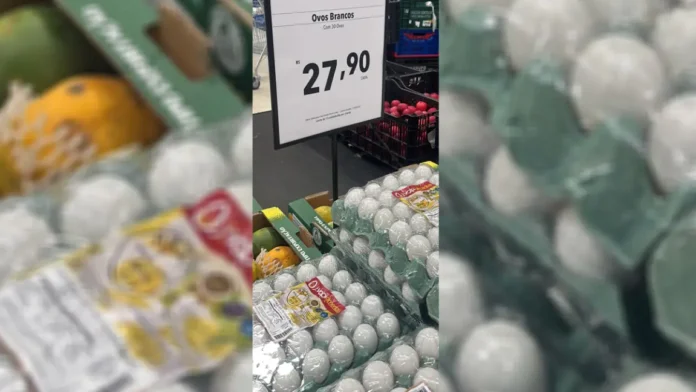 Preço dos alimentos continua em alta e atinge um dos mais tradicionais da família brasileira: O ovo.